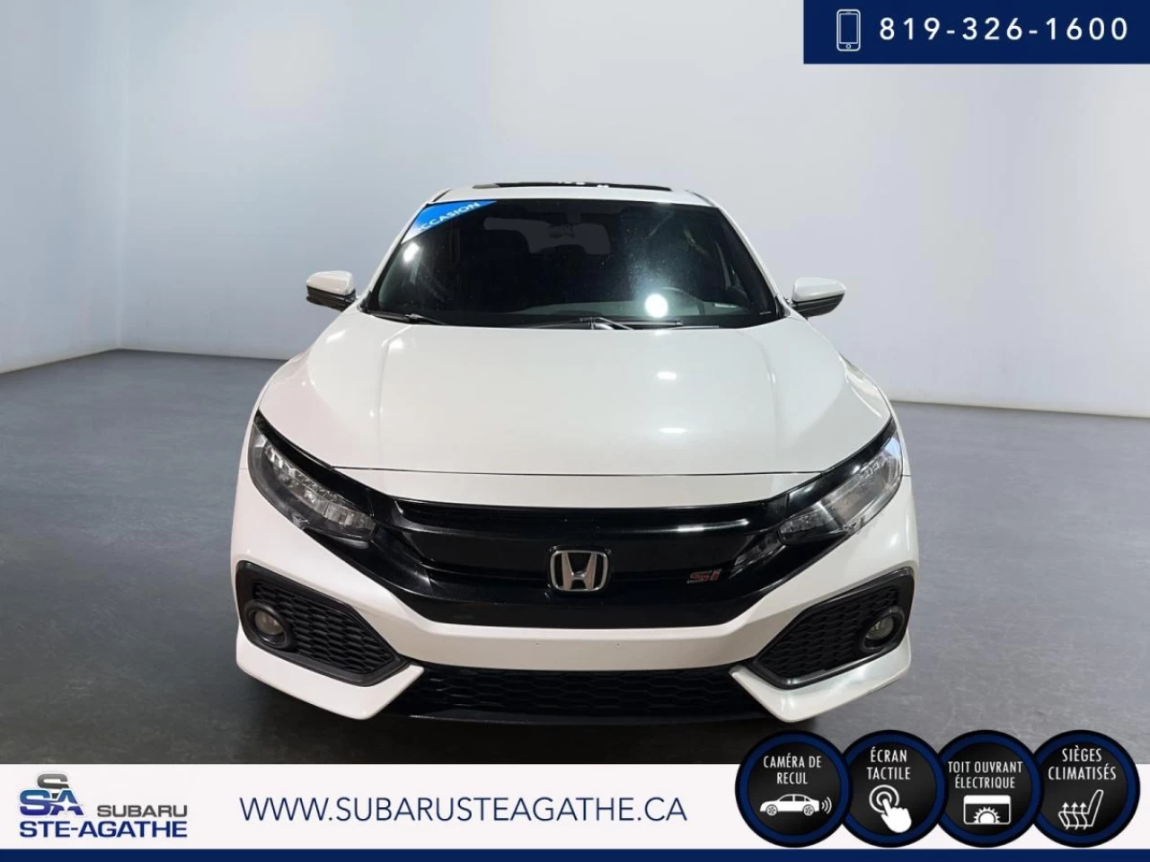 2019 Honda Civic SI (CAMRECUL+MAGS+TOITOUVRANT) Image principale