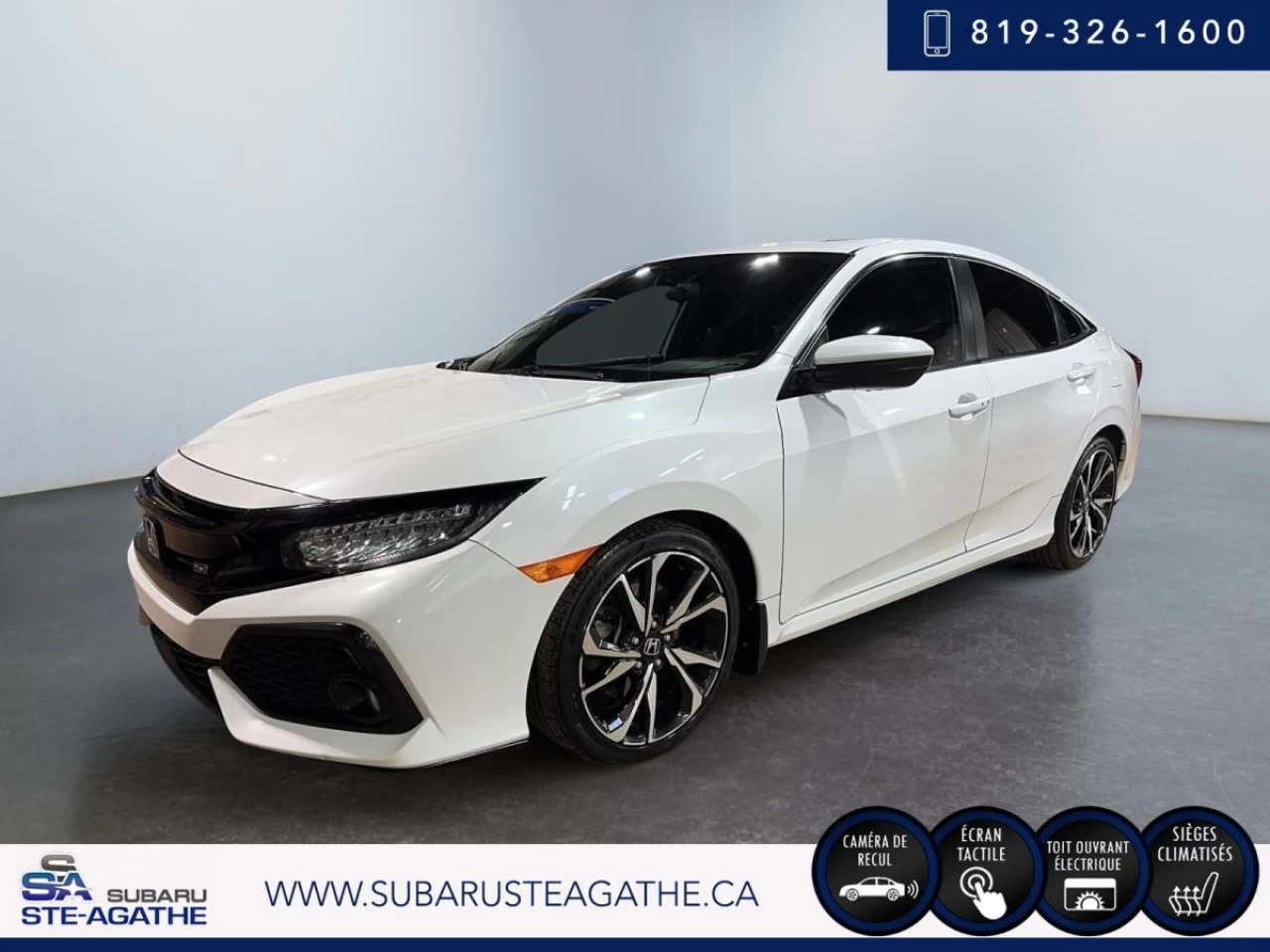 2019 Honda Civic SI (CAMRECUL+MAGS+TOITOUVRANT) Image principale