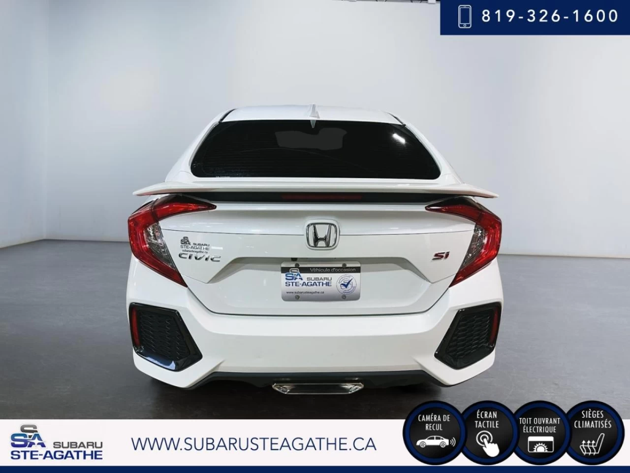 2019 Honda Civic SI (CAMRECUL+MAGS+TOITOUVRANT) Image principale