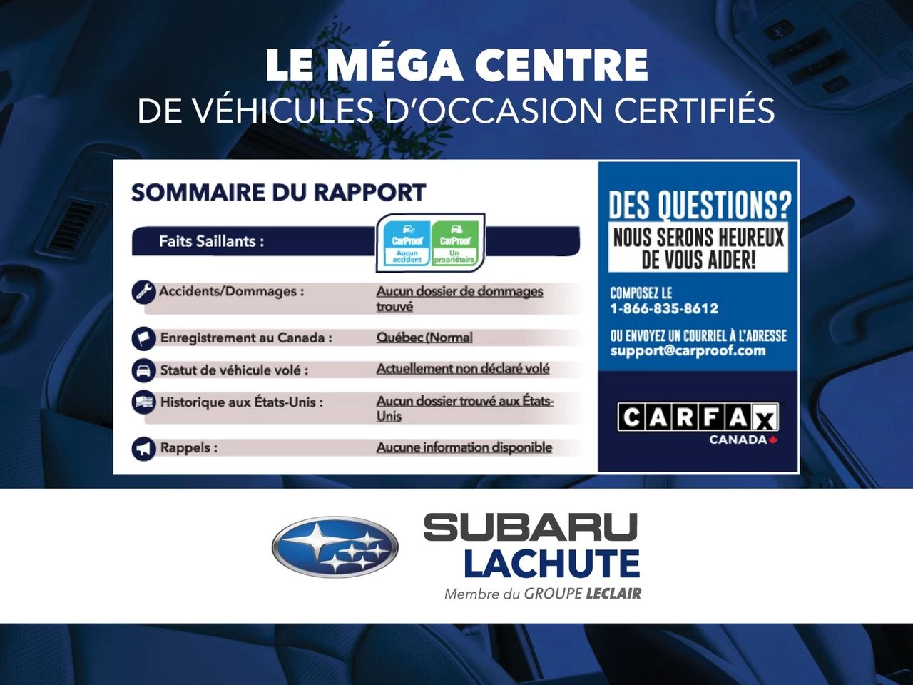 2023 Subaru Crosstrek Convenience MAGS+CARPLAY+CAM.RECUL Image principale