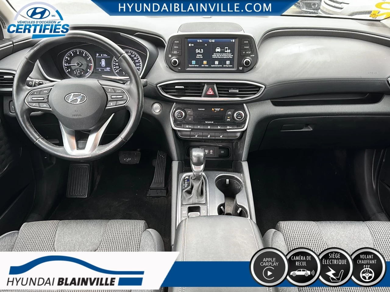 2019 Hyundai Santa Fe AWD, PREFERRED, 2.4L, SIEGES ET VOLANT CHAUFFANTS+ Image principale