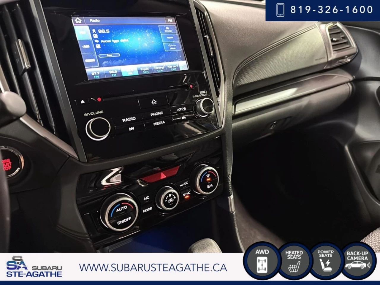 2022 Subaru Forester CommoditÉ CVT (CAMRECUL+MAGS+CARPLAY) Main Image