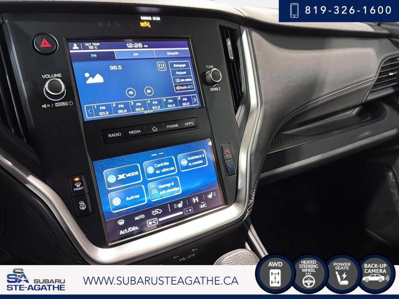 2022 Subaru Outback CommoditÉ CVT (CAM RECUL+CARPLAY) Image principale