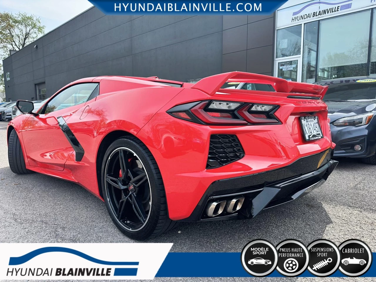 2022 Chevrolet Corvette STINGRAY, 3LT, CONVERTIBLE, V8, 6.2L, 490HP Image principale