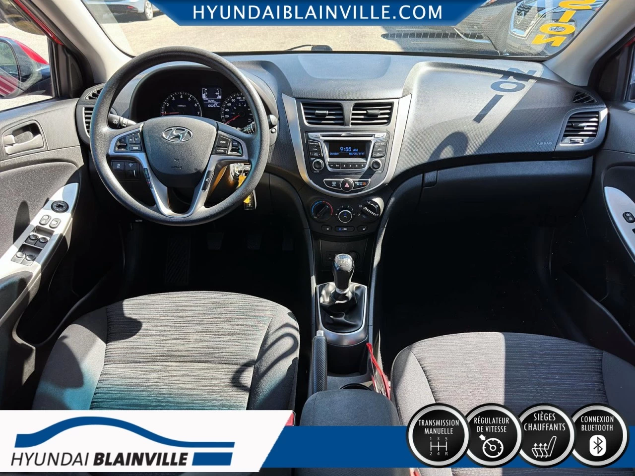 2017 Hyundai Accent GL, MANUELLE, SIEGES CHAUFFANTS, MAGS+ Main Image