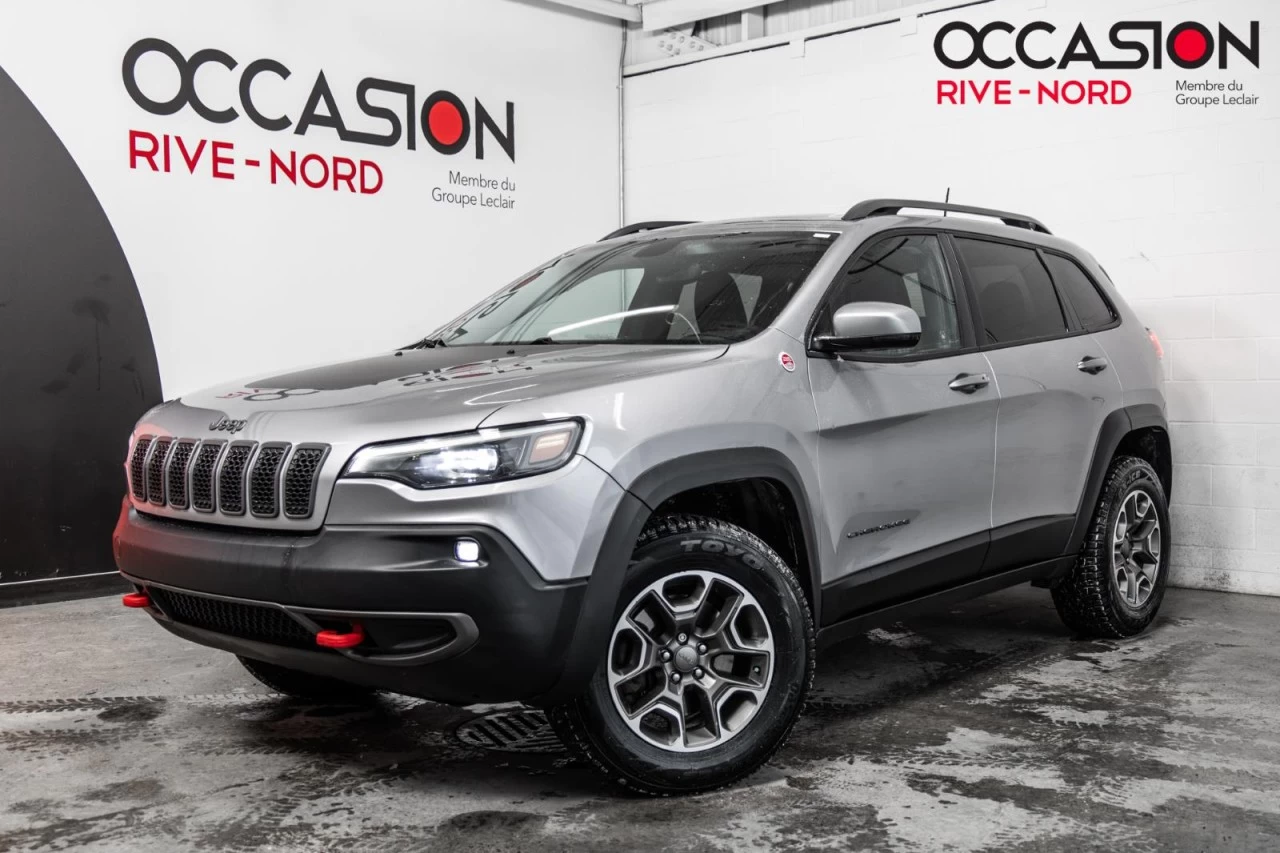 2020 Jeep Cherokee Trailhawk 4x4+NAVI+TOIT.PANO+CUIR+SIEGES.CHAUFF Image principale