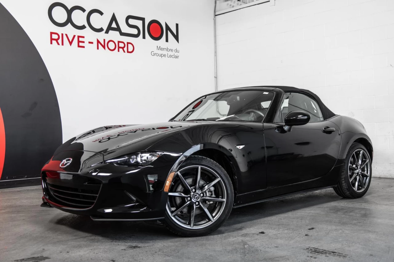 2019 Mazda MX-5 GT NAVI+CUIR+SIEGES.CHGAUFF+CAM.RECUL Main Image