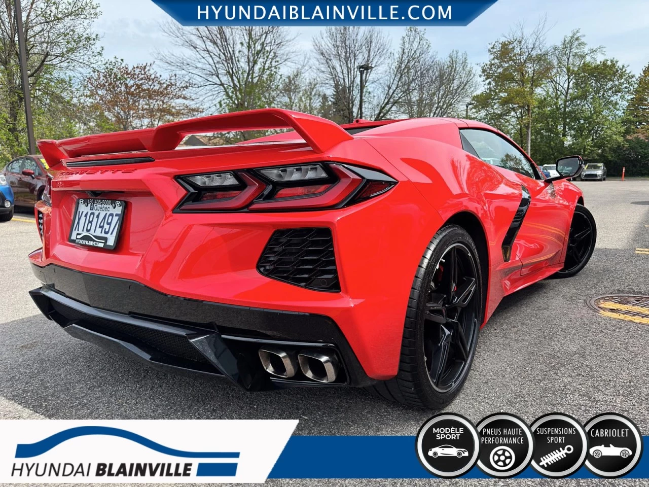 2022 Chevrolet Corvette STINGRAY, 3LT, CONVERTIBLE, V8, 6.2L, 490HP Image principale