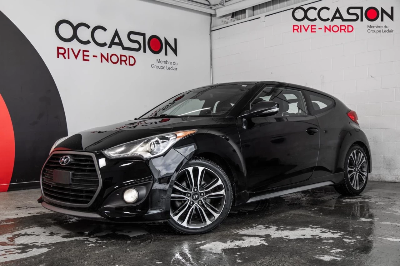 2016 Hyundai Veloster Turbo TOIT.OUVRANT+CUIR+CAM.RECUL+SIEGES.CHAUFF Image principale