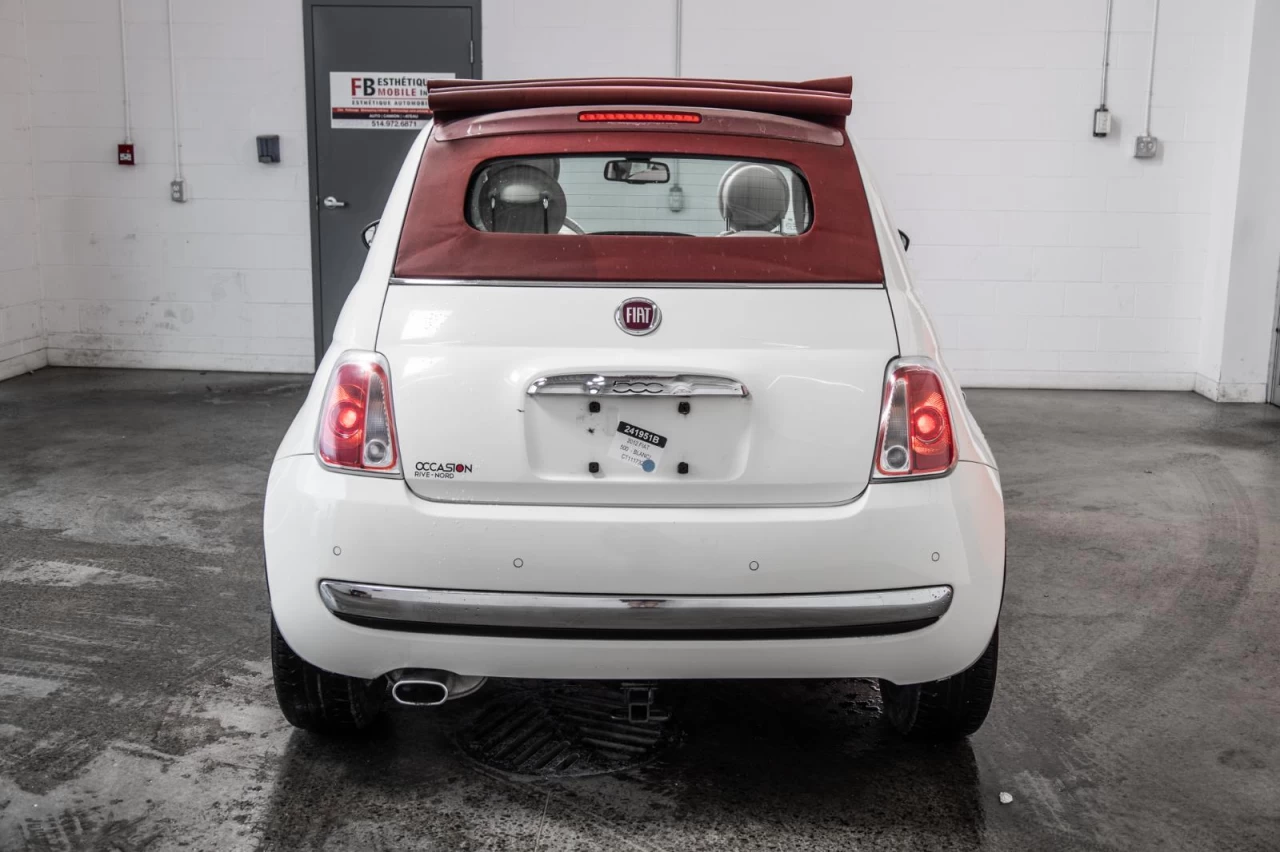 2012 Fiat 500 Manuelle Convertible Garantie 1 AN Main Image