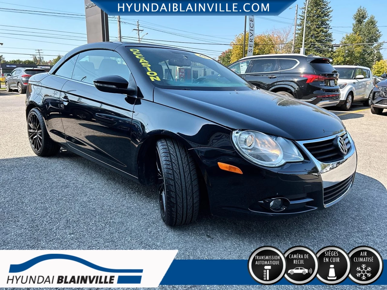 2011 Volkswagen EOS COMFORTLINE, AUTOMATIQUE, CUIR, BAS KILOMETRAGE Image principale