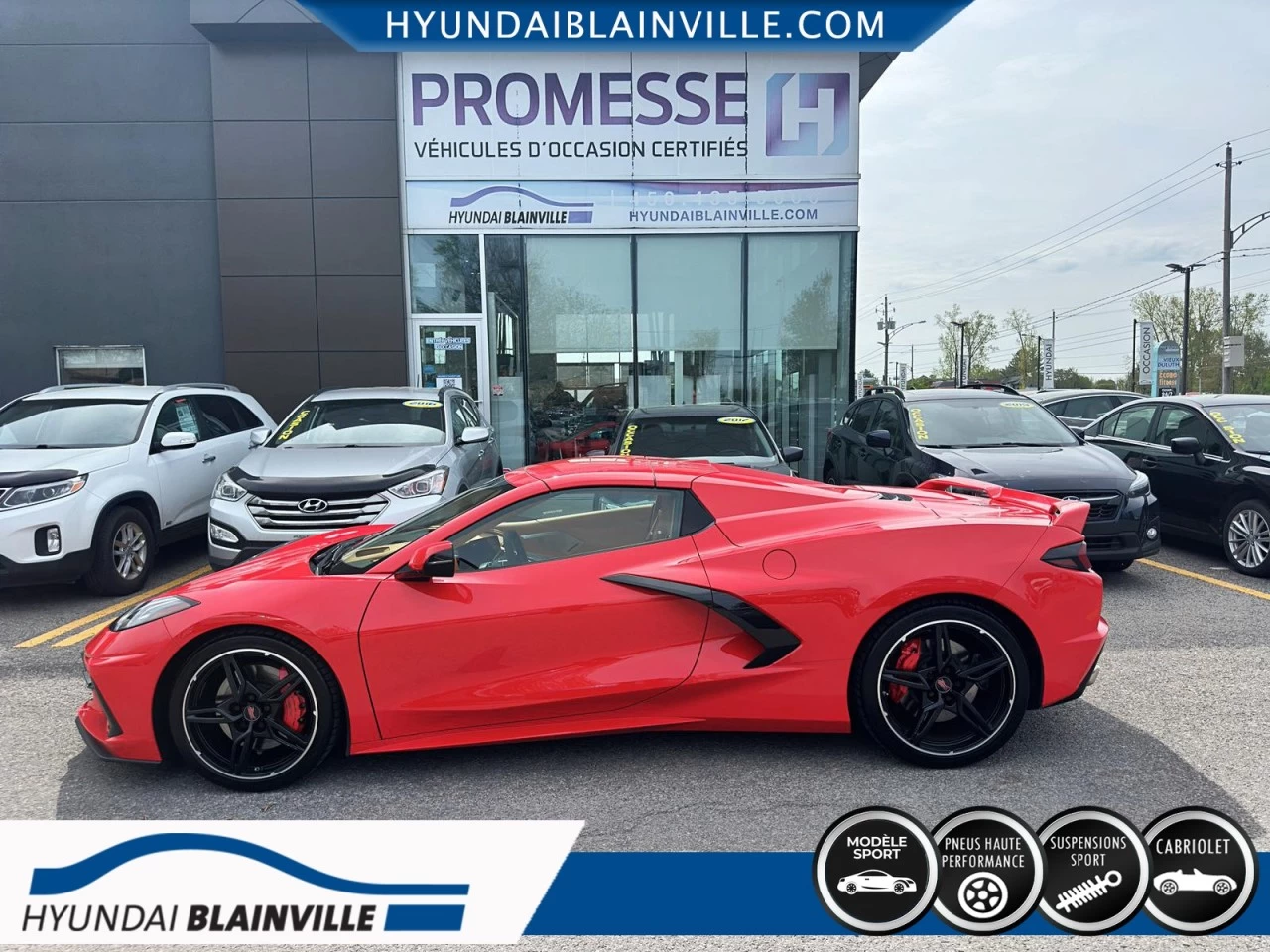 2022 Chevrolet Corvette STINGRAY, 3LT, CONVERTIBLE, V8, 6.2L, 490HP Image principale