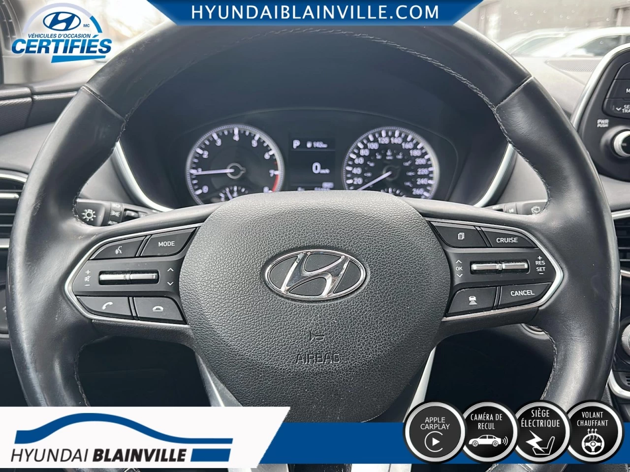 2019 Hyundai Santa Fe AWD, PREFERRED, 2.4L, SIEGES ET VOLANT CHAUFFANTS+ Image principale