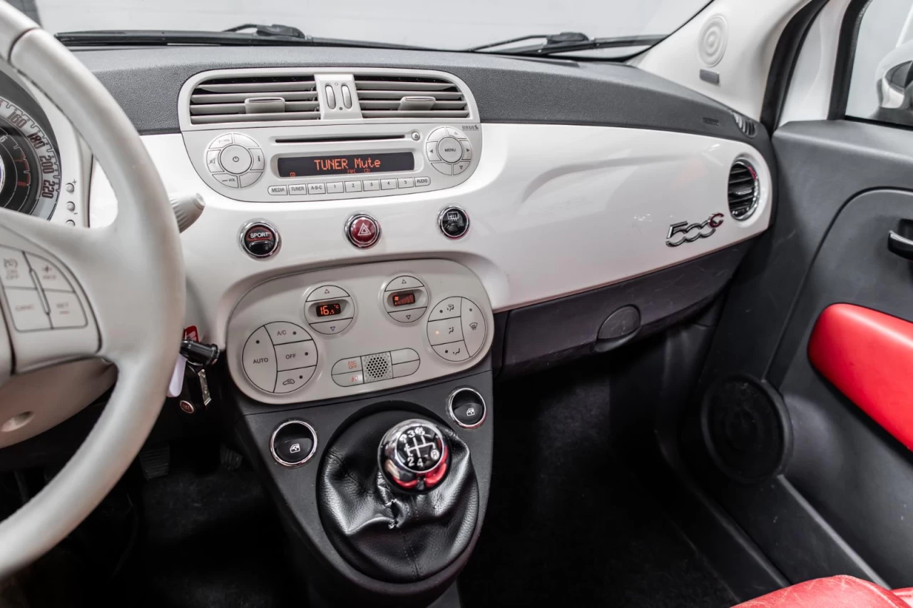 2012 Fiat 500 Manuelle Convertible Garantie 1 AN Image principale