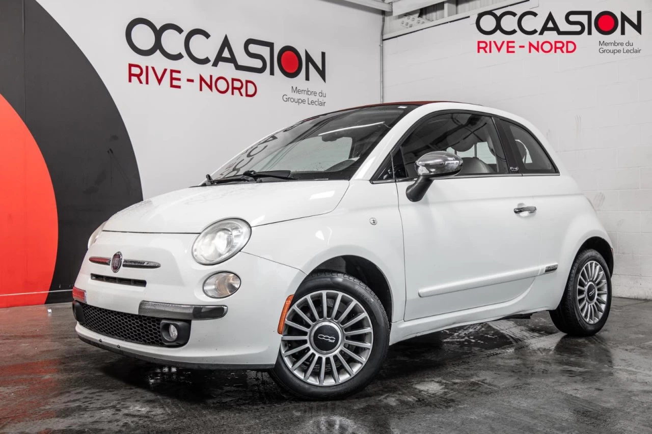 2012 Fiat 500 Manuelle Convertible Garantie 1 AN Image principale