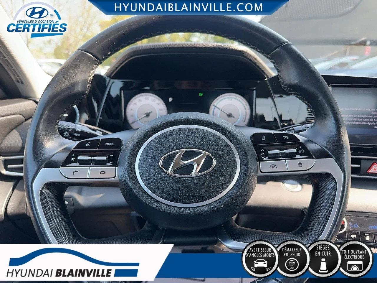 2022 Hyundai Elantra hybrid ULTIMATE, CUIR, TOIT OUVRANT, CARPLAY+ Image principale