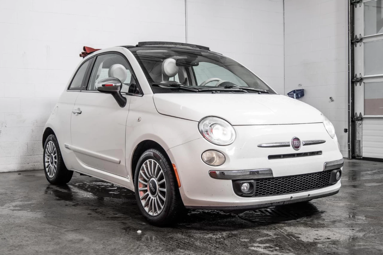 2012 Fiat 500 Manuelle Convertible Garantie 1 AN Main Image