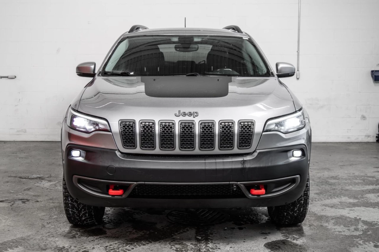 2020 Jeep Cherokee Trailhawk 4x4+NAVI+TOIT.PANO+CUIR+SIEGES.CHAUFF Image principale