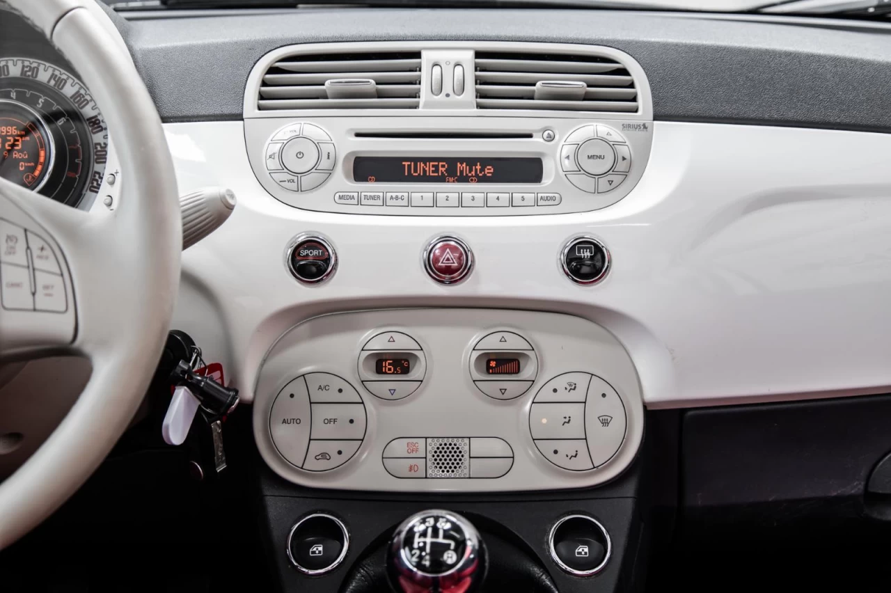 2012 Fiat 500 Manuelle Convertible Garantie 1 AN Main Image