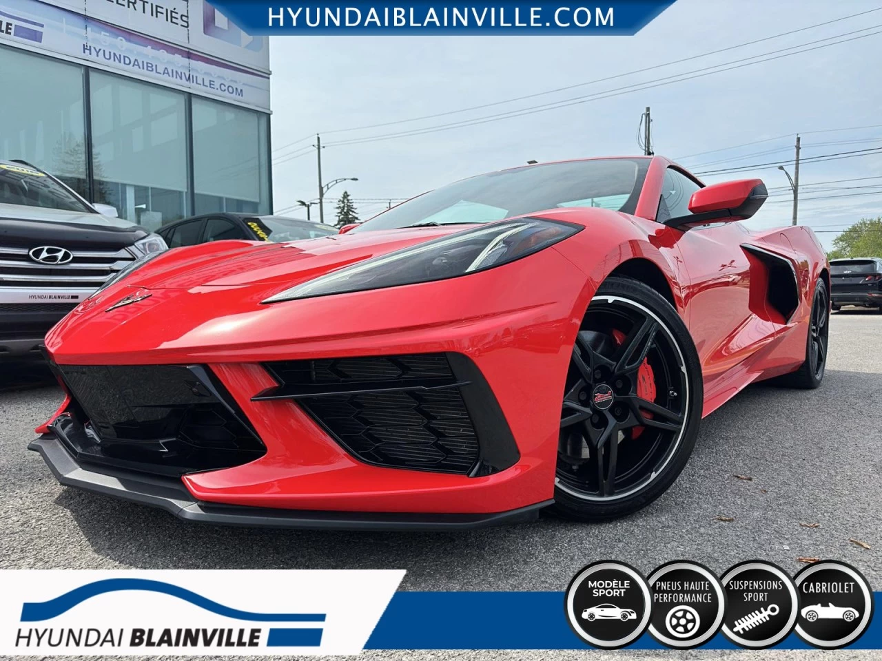 2022 Chevrolet Corvette STINGRAY, 3LT, CONVERTIBLE, V8, 6.2L, 490HP Image principale