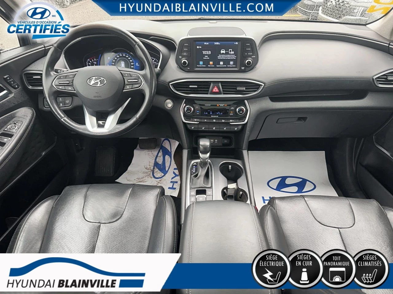 2019 Hyundai Santa Fe LUXURY, 2.0T, AWD, CUIR, TOIT PANO+ Image principale