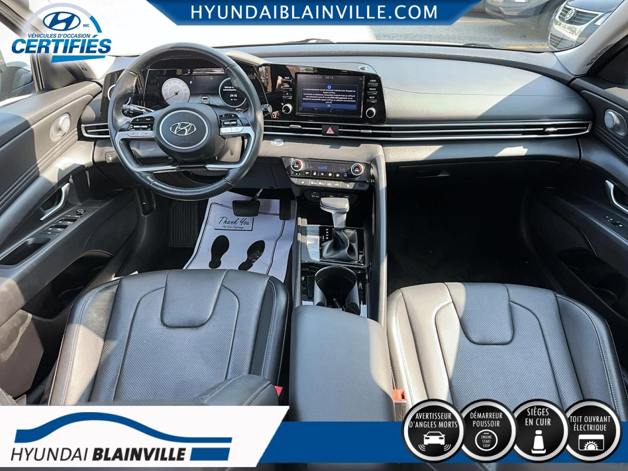 2022 Hyundai Elantra hybrid ULTIMATE, CUIR, TOIT OUVRANT, CARPLAY+ Image principale