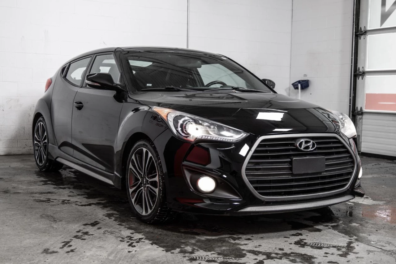 2016 Hyundai Veloster Turbo TOIT.OUVRANT+CUIR+CAM.RECUL+SIEGES.CHAUFF Image principale