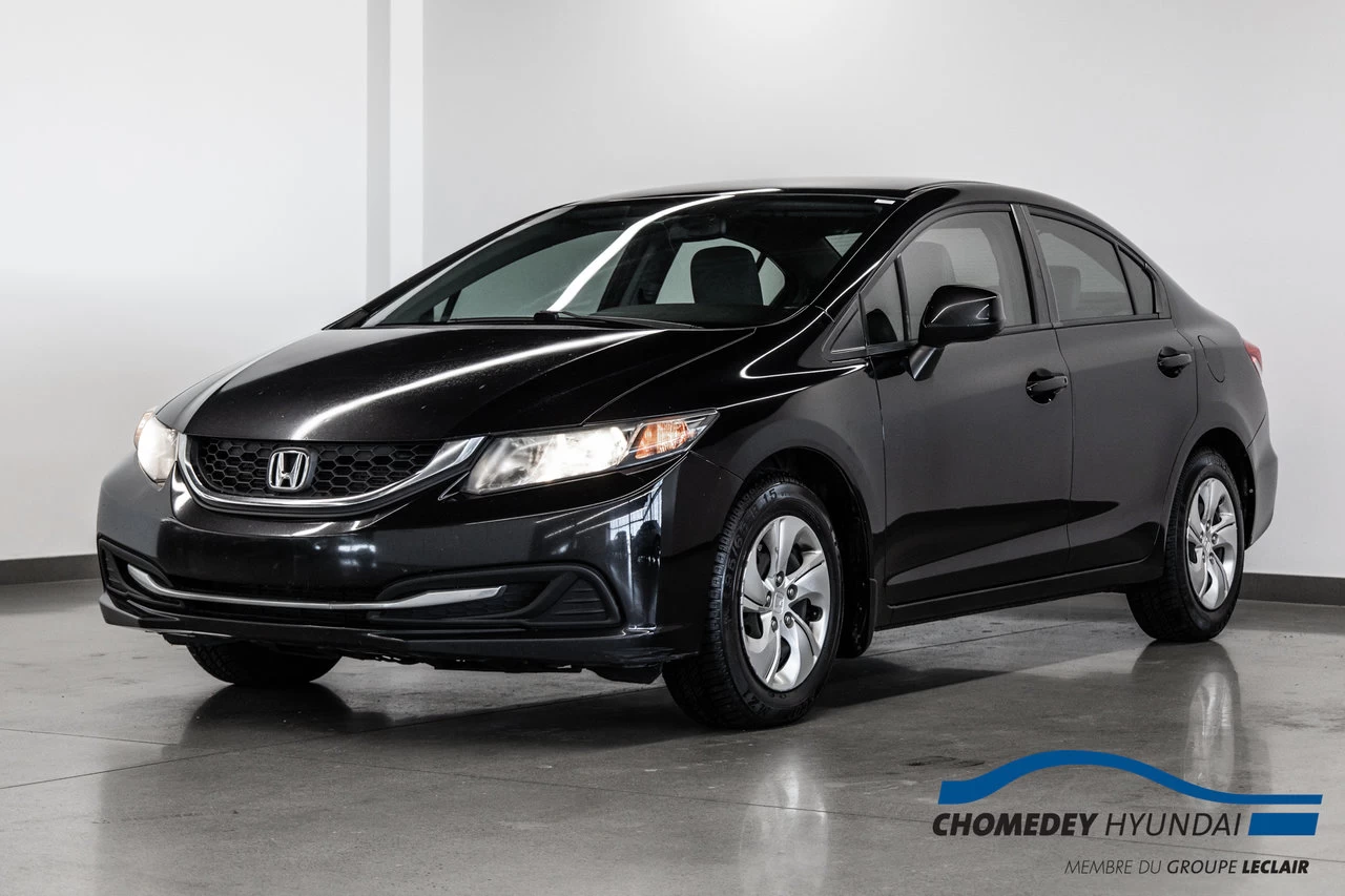 2013 Honda Civic Lx Sieges.chauff+blu Image principale