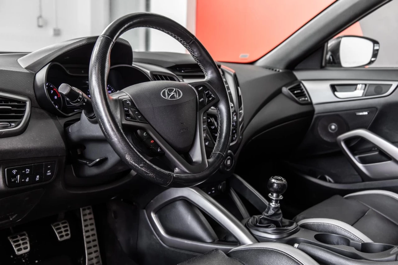 2016 Hyundai Veloster Turbo TOIT.OUVRANT+CUIR+CAM.RECUL+SIEGES.CHAUFF Image principale