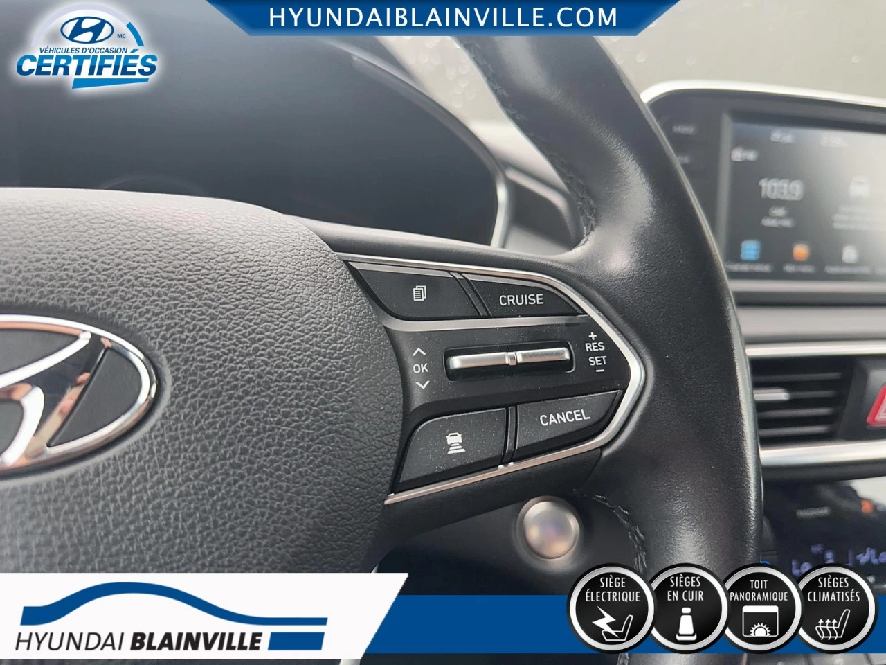 2019 Hyundai Santa Fe LUXURY, 2.0T, AWD, CUIR, TOIT PANO+ Main Image