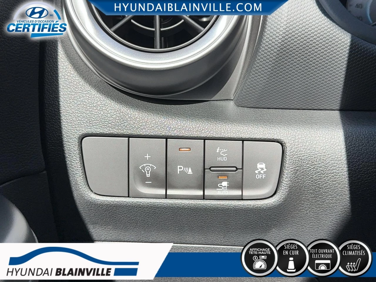 2022 Hyundai Kona electric ULTIMATE, TOIT, CUIR, HUD, APPLE ET ANDROID Image principale