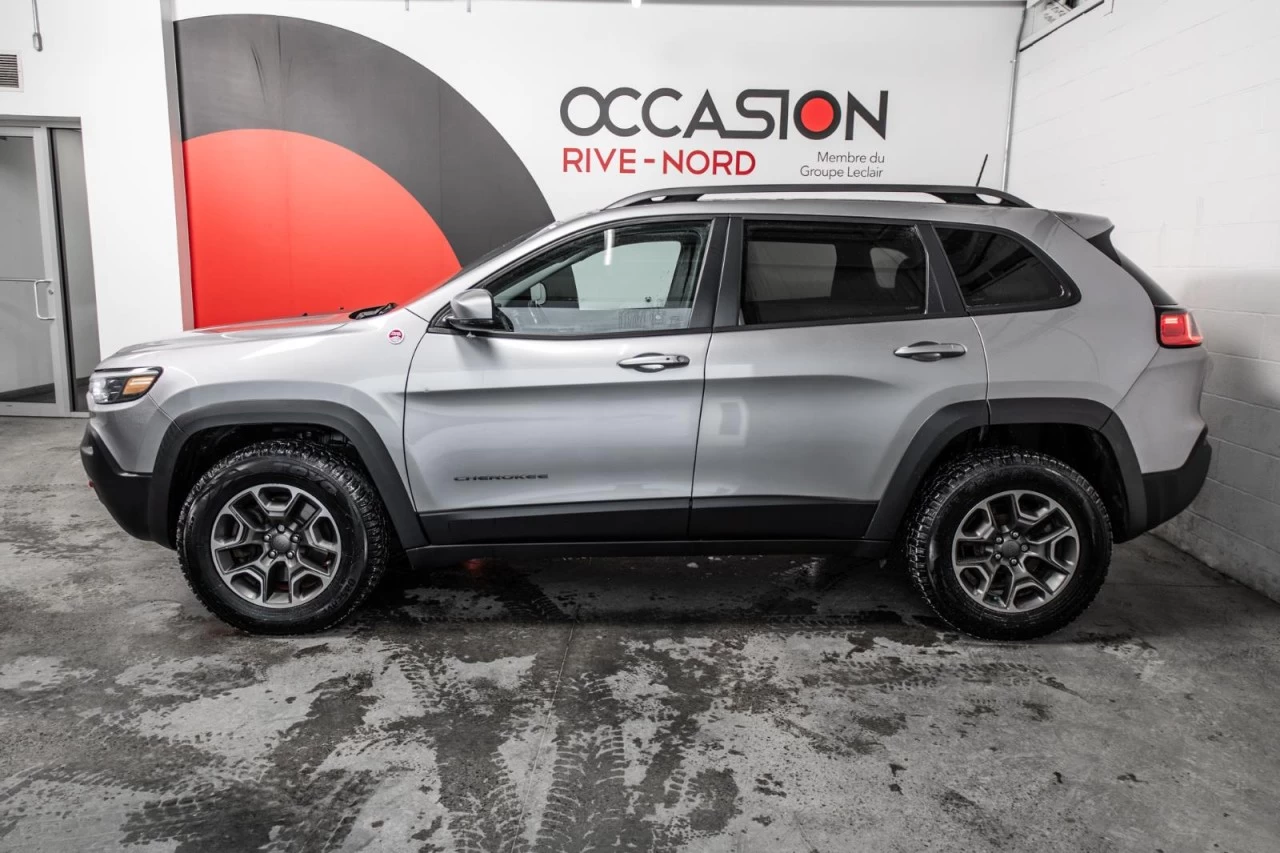 2020 Jeep Cherokee Trailhawk 4x4+NAVI+TOIT.PANO+CUIR+SIEGES.CHAUFF Image principale