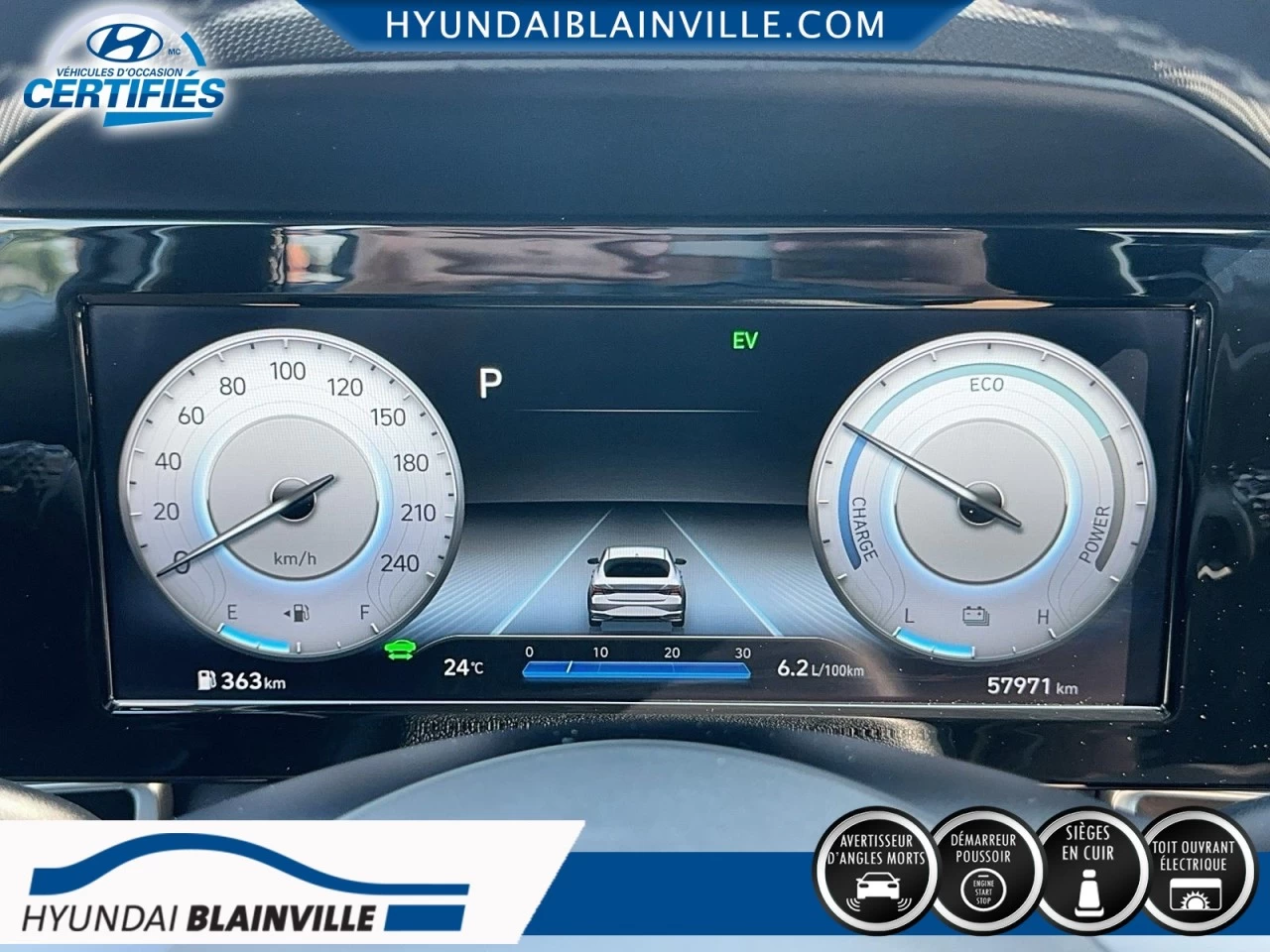 2022 Hyundai Elantra hybrid ULTIMATE, CUIR, TOIT OUVRANT, CARPLAY+ Image principale