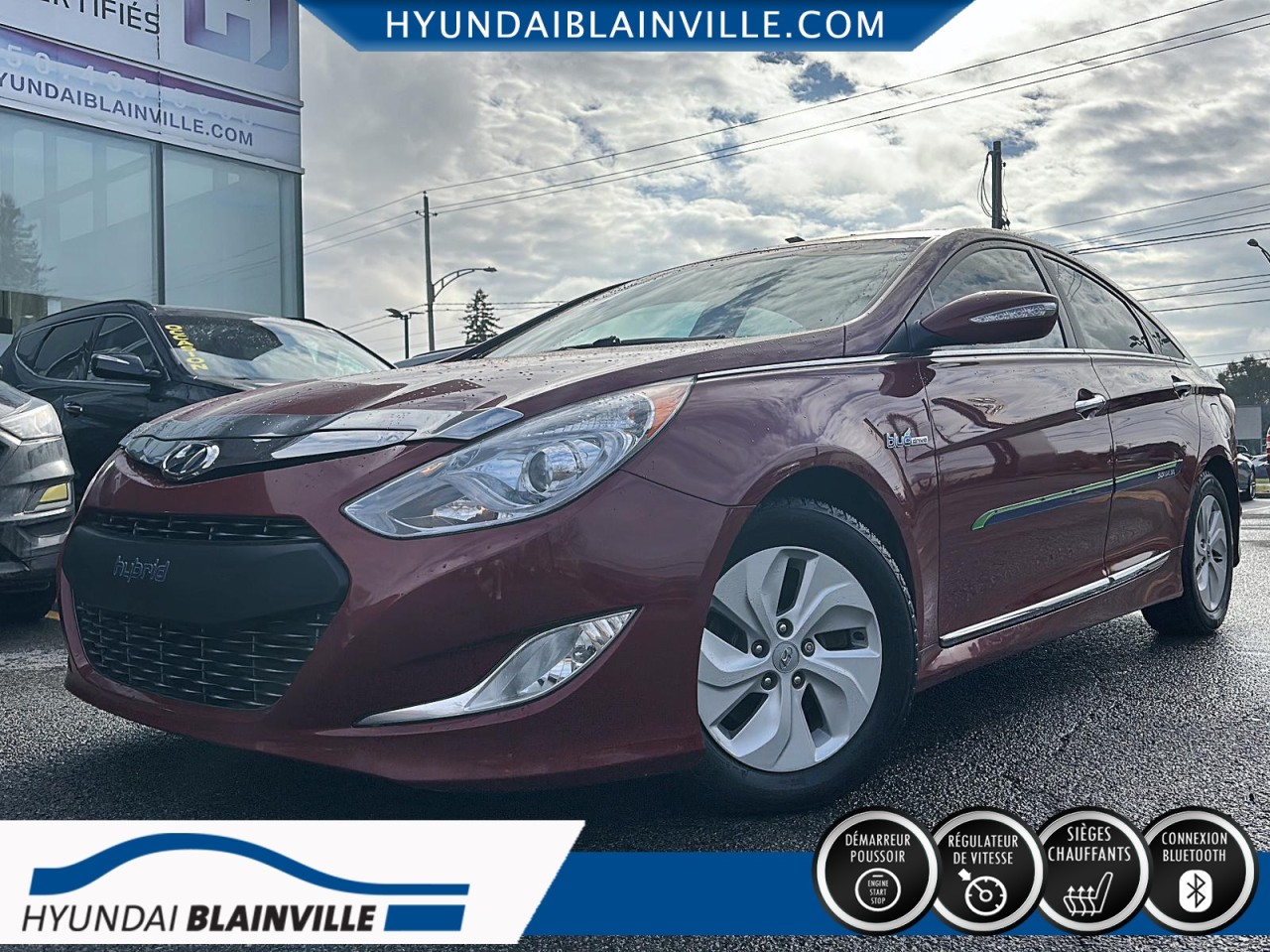 Hyundai 2013 Sonata Hybrid HYBRID, 2.4L, BERLINE, MAGS, SIEGES CHAUFFANTS+