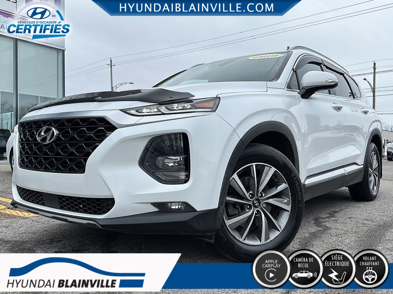 Hyundai 2019 Santa Fe AWD, PREFERRED, 2.4L, SIEGES ET VOLANT CHAUFFANTS+