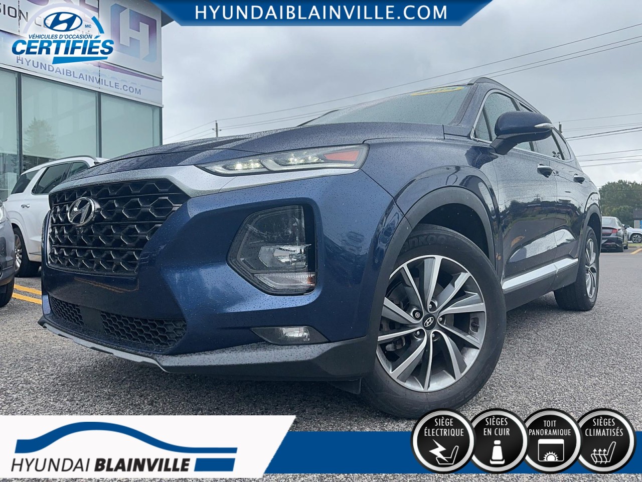 Hyundai 2019 Santa Fe LUXURY, 2.0T, AWD, CUIR, TOIT PANO+