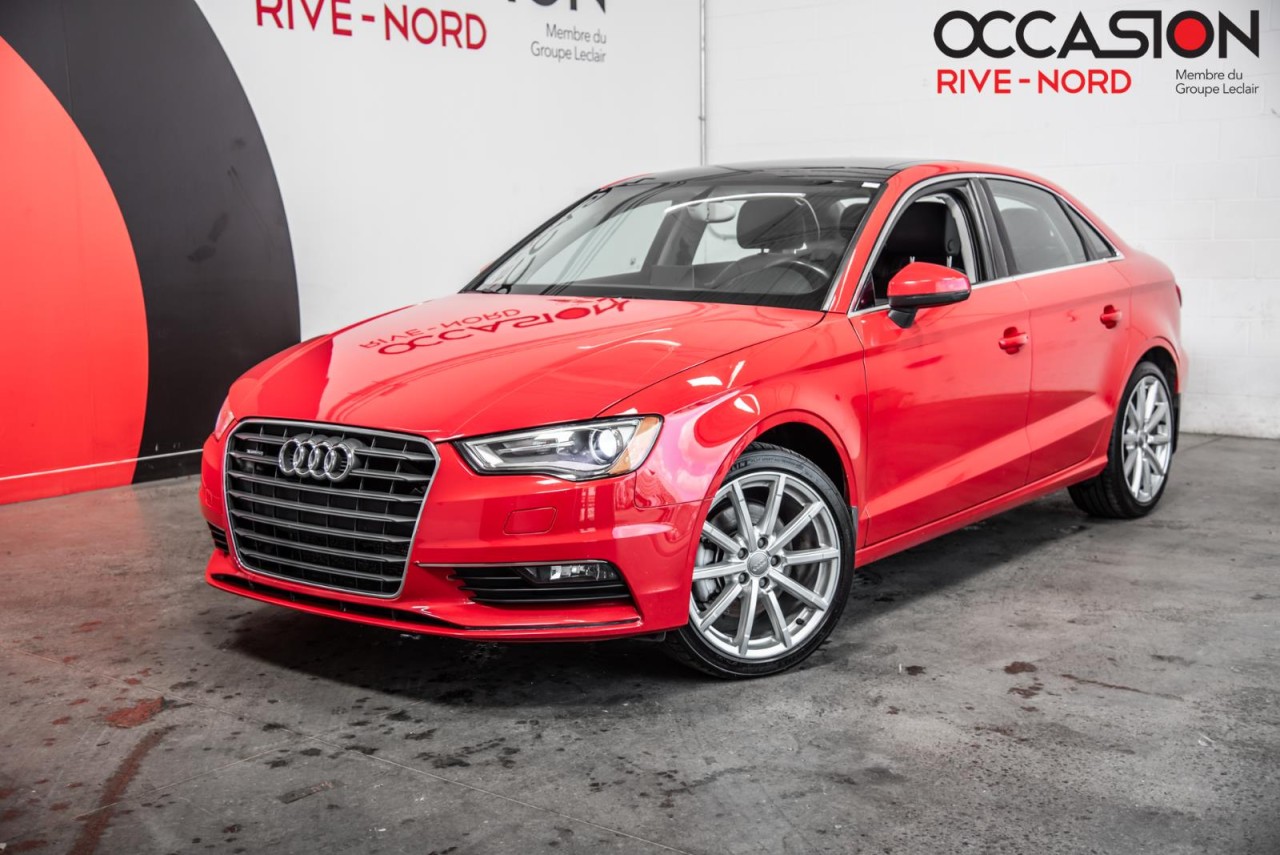 Audi 2015 A3 Progressif 2.0T Quatro+TOIT.OUVRANT+CUIR+BLUETOOTH