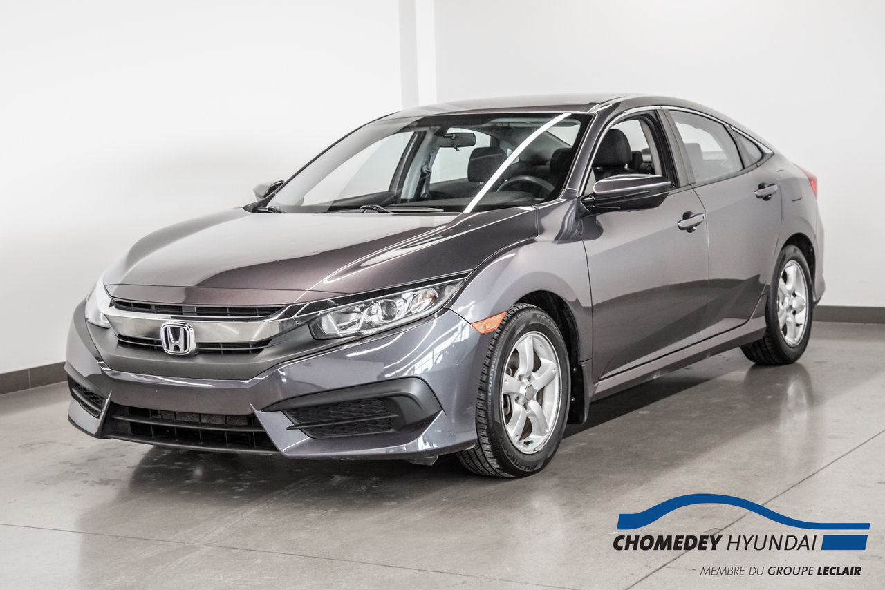 Honda 2017 Civic Sedan Lx Bluetooth+sieges