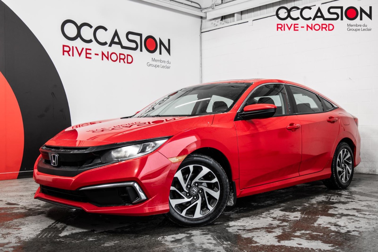 Honda 2019 Civic Sedan EX MAGS+TOIT.OUVRANT+SIEGES.CHAUFF+CARPLAY