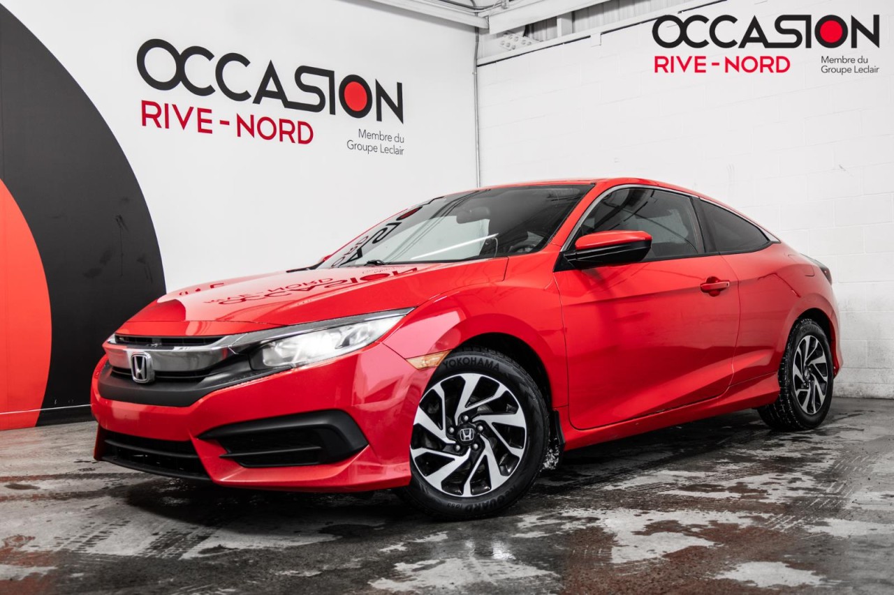 Honda 2017 Civic Coupe LX SIEGES.CHAUFF+BLUETOOTH+CAM.RECUL+REG.VITESSE