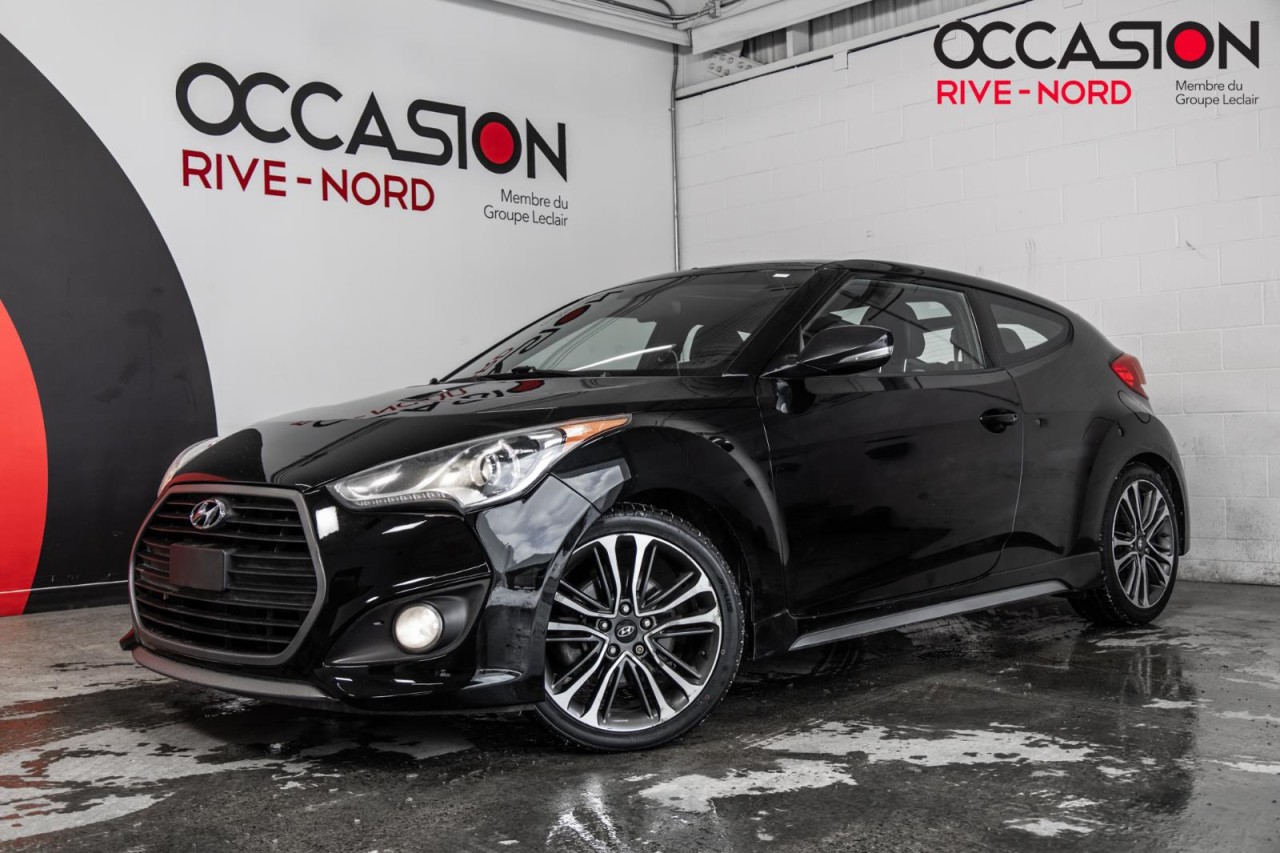 Hyundai 2016 Veloster Turbo TOIT.OUVRANT+CUIR+CAM.RECUL+SIEGES.CHAUFF